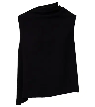 Vince Draped asymmetric crêpe top | Thumbnail 1 Vince Draped asymmetric crêpe top | Thumbnail 1