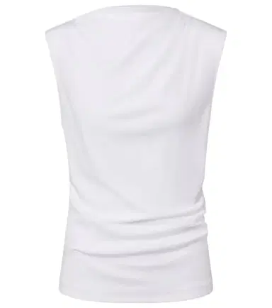 Vince Draped cotton jersey top | Thumbnail 1 Vince Draped cotton jersey top | Thumbnail 1