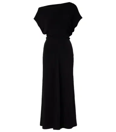 Vince Draped one-shoulder midi dress | Thumbnail 1 Vince Draped one-shoulder midi dress | Thumbnail 1