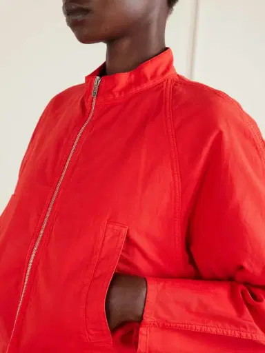 Alaïa Denim Cotton Jacket | Thumbnail 4 Alaïa Denim Cotton Jacket | Thumbnail 4