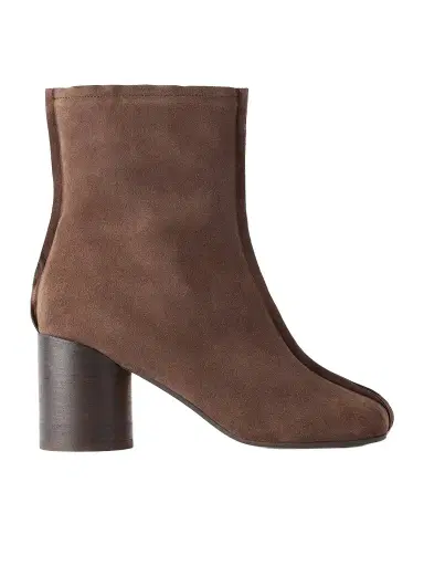 MM6 MAISON MARGIELA Tabi Split-toe Suede Ankle Boots | Thumbnail 1 MM6 MAISON MARGIELA Tabi Split-toe Suede Ankle Boots | Thumbnail 1