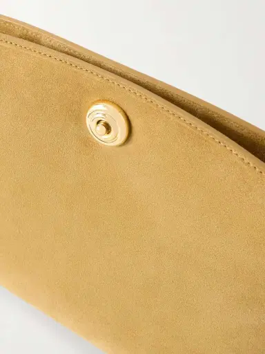 Liffner Pushlock Suede Clutch | Thumbnail 5 Liffner Pushlock Suede Clutch | Thumbnail 5