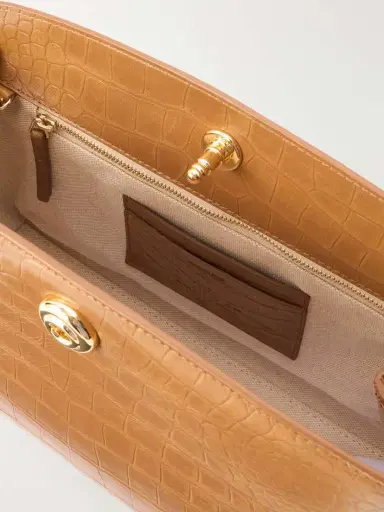 Liffner Pushlock Croc-effect Leather Clutch | Thumbnail 6 Liffner Pushlock Croc-effect Leather Clutch | Thumbnail 6