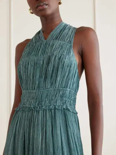 Ulla Johnson Freesia Tiered Silk-crepon Gown | Thumbnail 4 Ulla Johnson Freesia Tiered Silk-crepon Gown | Thumbnail 4
