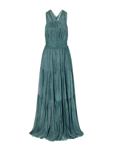 Ulla Johnson Freesia Tiered Silk-crepon Gown | Thumbnail 1 Ulla Johnson Freesia Tiered Silk-crepon Gown | Thumbnail 1