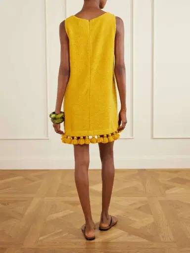 Cap d’Antibes Manon Cotton-terry Mini Dress | Thumbnail 3 Cap d’Antibes Manon Cotton-terry Mini Dress | Thumbnail 3