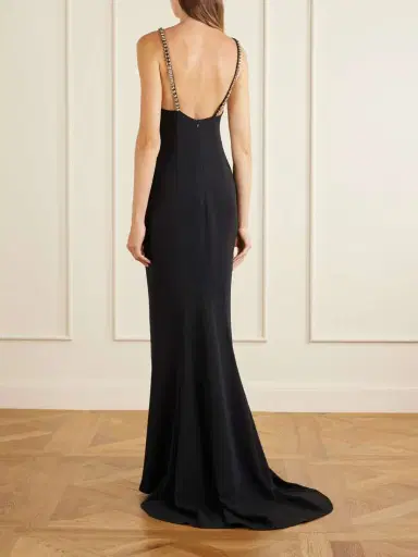 Stella McCartney Embellished Crepe Gown | Thumbnail 3 Stella McCartney Embellished Crepe Gown | Thumbnail 3
