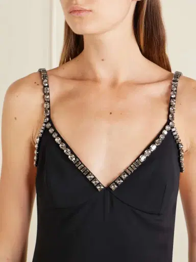 Stella McCartney Embellished Crepe Gown | Thumbnail 4 Stella McCartney Embellished Crepe Gown | Thumbnail 4