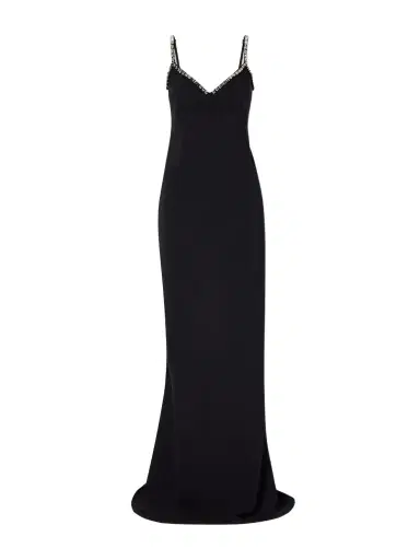 Stella McCartney Embellished Crepe Gown | Thumbnail 1 Stella McCartney Embellished Crepe Gown | Thumbnail 1