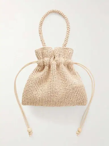Loeffler Randall Kylie Woven Raffia Pouch | Thumbnail 4 Loeffler Randall Kylie Woven Raffia Pouch | Thumbnail 4