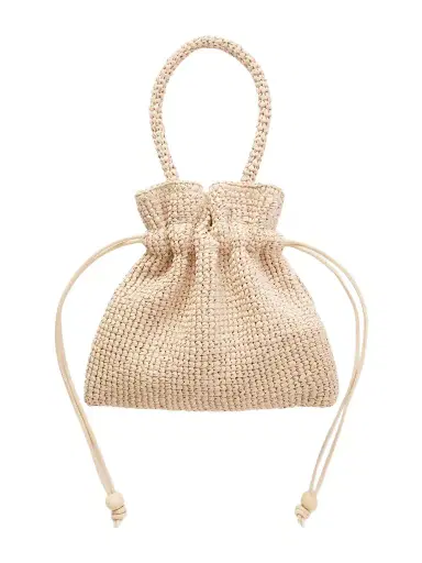Loeffler Randall Kylie Woven Raffia Pouch | Thumbnail 1 Loeffler Randall Kylie Woven Raffia Pouch | Thumbnail 1