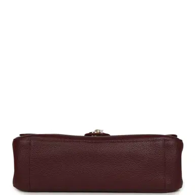 Chanel Chanel Maxi "Souplissimo" Small Flap Bag Burgundy Grained Calfskin Gold Hardware | Thumbnail 6 Chanel Chanel Maxi "Souplissimo" Small Flap Bag Burgundy Grained Calfskin Gold Hardware | Thumbnail 6