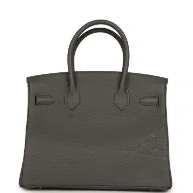 HERMÈS Hermes Birkin 30 Etain Togo Palladium Hardware | Thumbnail 4 HERMÈS Hermes Birkin 30 Etain Togo Palladium Hardware | Thumbnail 4