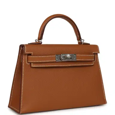 HERMÈS Hermes Kelly Sellier 20 Gold Epsom Palladium Hardware | Thumbnail 2 HERMÈS Hermes Kelly Sellier 20 Gold Epsom Palladium Hardware | Thumbnail 2