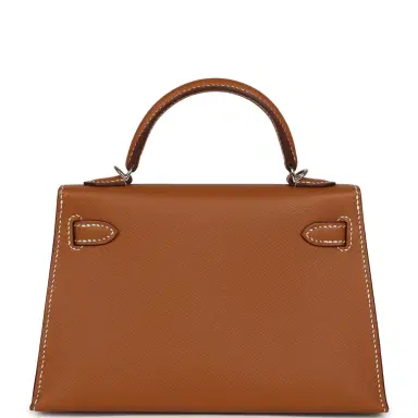 HERMÈS Hermes Kelly Sellier 20 Gold Epsom Palladium Hardware | Thumbnail 4 HERMÈS Hermes Kelly Sellier 20 Gold Epsom Palladium Hardware | Thumbnail 4