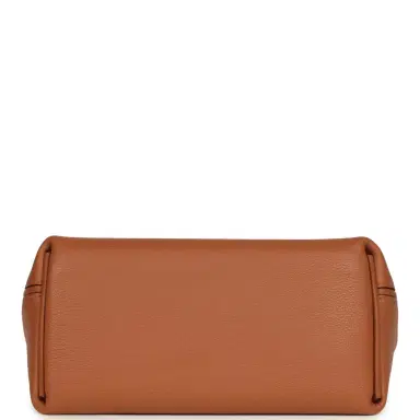 HERMÈS Hermes Mini 24/24 Bag Gold Evercolor and Swift Palladium Hardware | Thumbnail 6 HERMÈS Hermes Mini 24/24 Bag Gold Evercolor and Swift Palladium Hardware | Thumbnail 6