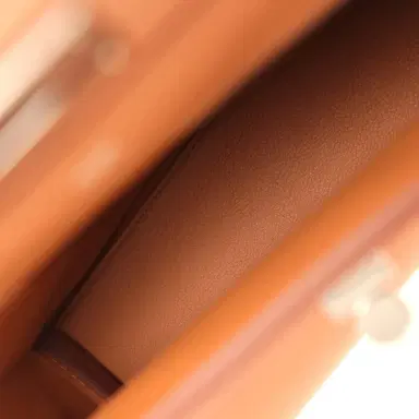 HERMÈS Hermes Mini 24/24 Bag Gold Evercolor and Swift Palladium Hardware | Thumbnail 9 HERMÈS Hermes Mini 24/24 Bag Gold Evercolor and Swift Palladium Hardware | Thumbnail 9