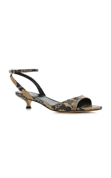 aeyde Zelia Snake-Printed Leather Sandals | Thumbnail 4 aeyde Zelia Snake-Printed Leather Sandals | Thumbnail 4