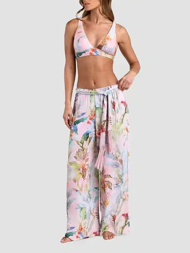 L'AGENCE Women's Colorful Palm Geraldine Pants | Thumbnail 2 L'AGENCE Women's Colorful Palm Geraldine Pants | Thumbnail 2