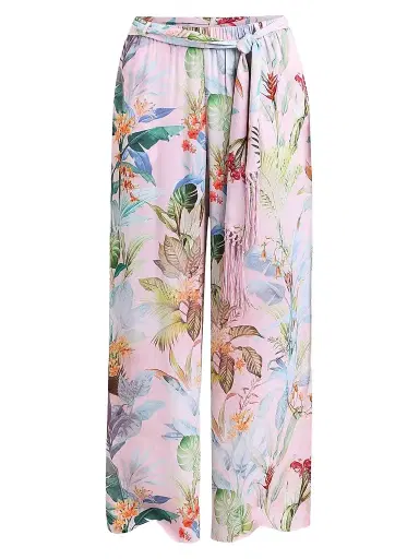 L'AGENCE Women's Colorful Palm Geraldine Pants | Thumbnail 1 L'AGENCE Women's Colorful Palm Geraldine Pants | Thumbnail 1