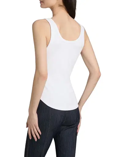 Cinq à Sept Women's Ripley Embellished Tank - White | Thumbnail 5 Cinq à Sept Women's Ripley Embellished Tank - White | Thumbnail 5