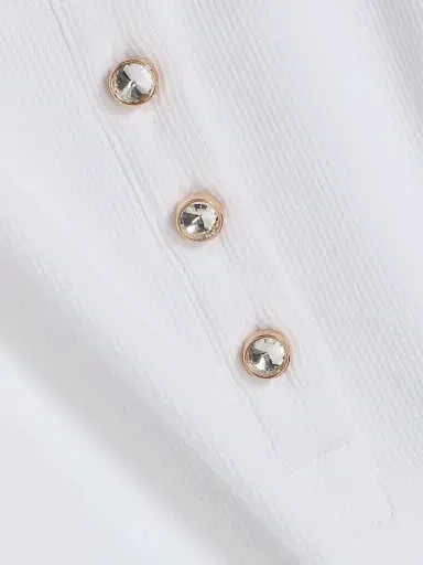 Cinq à Sept Women's Ripley Embellished Tank - White | Thumbnail 7 Cinq à Sept Women's Ripley Embellished Tank - White | Thumbnail 7
