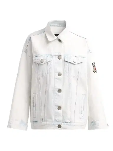 Marc Jacobs Women's Oversized Denim Trucker Jacket - Light Wash - Size XS | Thumbnail 1 Marc Jacobs Women's Oversized Denim Trucker Jacket - Light Wash - Size XS | Thumbnail 1