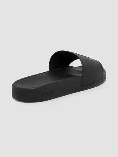 AMIRI Men's MA Logo Pool Slides - Black - Size 7 Sandals | Thumbnail 2 AMIRI Men's MA Logo Pool Slides - Black - Size 7 Sandals | Thumbnail 2