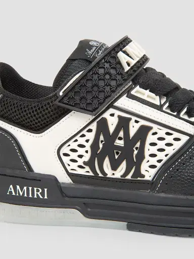 Amiri Men's Skyline Logo Leather Sneakers - Black | Thumbnail 3 Amiri Men's Skyline Logo Leather Sneakers - Black | Thumbnail 3