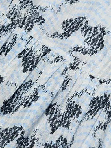 Ulla Johnson Women's Olina Printed Cotton A-Line Maxi Skirt - Ciel | Thumbnail 7 Ulla Johnson Women's Olina Printed Cotton A-Line Maxi Skirt - Ciel | Thumbnail 7