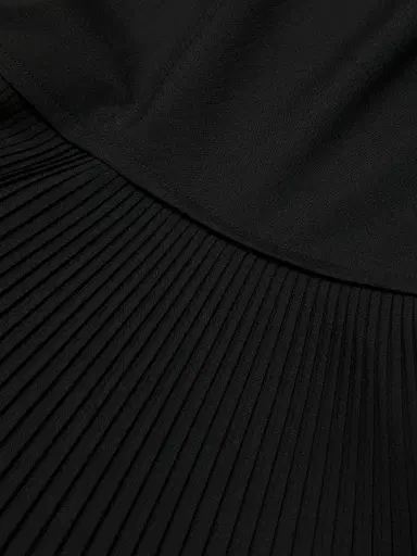 Ulla Johnson Women's Matilda Pleated Wool-Blend Midi-Dress - Noir | Thumbnail 7 Ulla Johnson Women's Matilda Pleated Wool-Blend Midi-Dress - Noir | Thumbnail 7