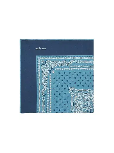 Kiton Men's Silk Pocket Square | Thumbnail 1 Kiton Men's Silk Pocket Square | Thumbnail 1