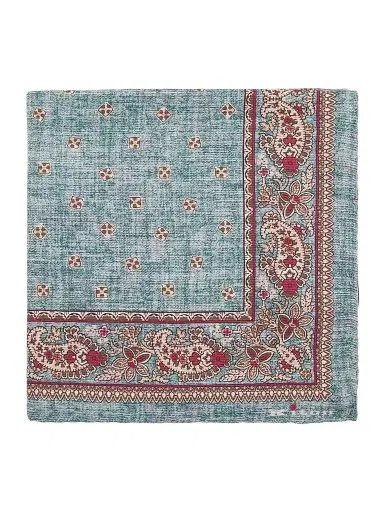 Kiton Men's Silk Pocket Square | Thumbnail 1 Kiton Men's Silk Pocket Square | Thumbnail 1
