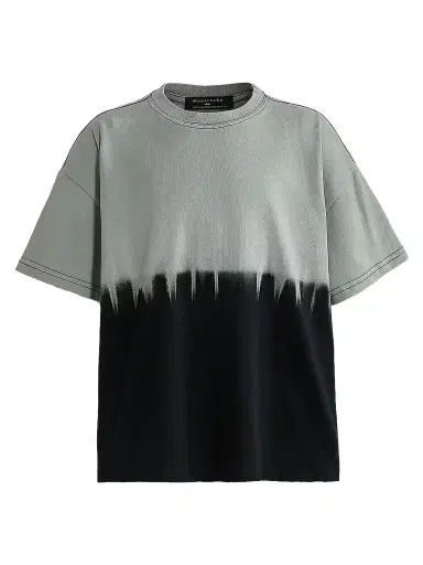 Moustache Boy's Dip Dye T-Shirt - Grey | Thumbnail 1 Moustache Boy's Dip Dye T-Shirt - Grey | Thumbnail 1