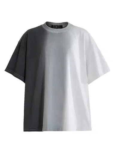 Moustache Boy's Tri-Color Gradient T-Shirt - Black - Size 16 | Thumbnail 1 Moustache Boy's Tri-Color Gradient T-Shirt - Black - Size 16 | Thumbnail 1