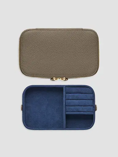 Maison de Sabre Leather Jewelry Case - Cashmere Clay | Thumbnail 5 Maison de Sabre Leather Jewelry Case - Cashmere Clay | Thumbnail 5