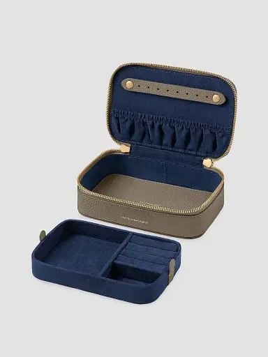 Maison de Sabre Leather Jewelry Case - Cashmere Clay | Thumbnail 6 Maison de Sabre Leather Jewelry Case - Cashmere Clay | Thumbnail 6