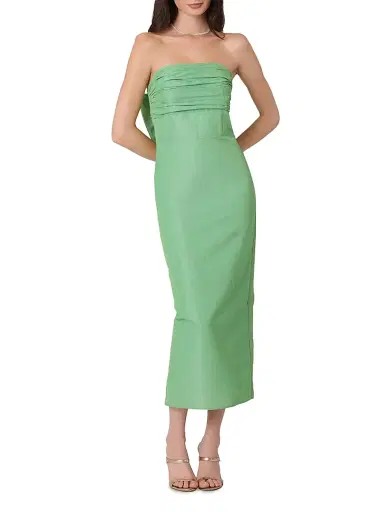Shoshanna Women's Katerina Strapless Cocktail Dress - Verde - Size 14 | Thumbnail 2 Shoshanna Women's Katerina Strapless Cocktail Dress - Verde - Size 14 | Thumbnail 2