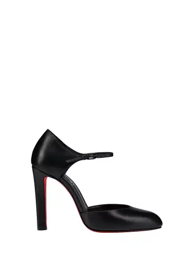 Christian Louboutin Women's Fanny Demie 100MM Leather Heels | Thumbnail 1 Christian Louboutin Women's Fanny Demie 100MM Leather Heels | Thumbnail 1