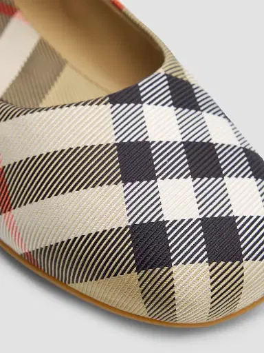Burberry Baby Girl's, Little Girl's & Girl's Chaterley Check Ballerina Flats - Sandipch 3.5 (Baby) | Thumbnail 4 Burberry Baby Girl's, Little Girl's & Girl's Chaterley Check Ballerina Flats - Sandipch 3.5 (Baby) | Thumbnail 4