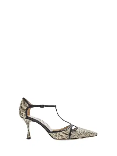 Manolo Blahnik Women's Gish 70MM Leather Pumps | Thumbnail 1 Manolo Blahnik Women's Gish 70MM Leather Pumps | Thumbnail 1
