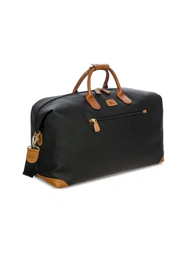 Bric's Firenze 22" Leather Duffel Bag - Black | Thumbnail 2 Bric's Firenze 22" Leather Duffel Bag - Black | Thumbnail 2