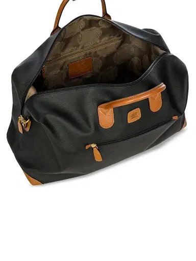 Bric's Firenze 22" Leather Duffel Bag - Black | Thumbnail 5 Bric's Firenze 22" Leather Duffel Bag - Black | Thumbnail 5