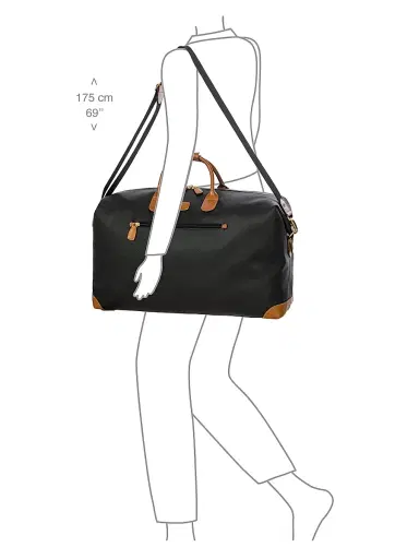 Bric's Firenze 22" Leather Duffel Bag - Black | Thumbnail 7 Bric's Firenze 22" Leather Duffel Bag - Black | Thumbnail 7