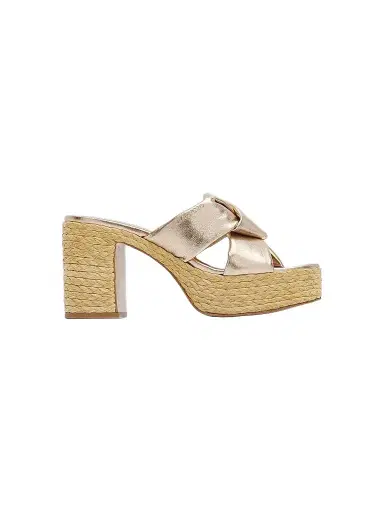 Ferragamo Women's Douglas 85MM Leather Platform Sandals - Champagne - Size 11 | Thumbnail 1 Ferragamo Women's Douglas 85MM Leather Platform Sandals - Champagne - Size 11 | Thumbnail 1