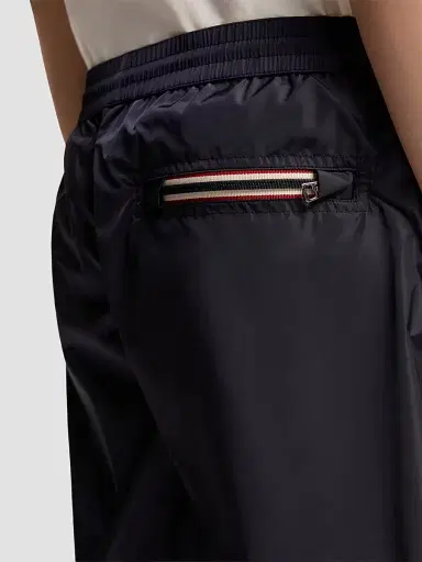 Moncler Men's Swim Trunks - Navy Blue | Thumbnail 4 Moncler Men's Swim Trunks - Navy Blue | Thumbnail 4