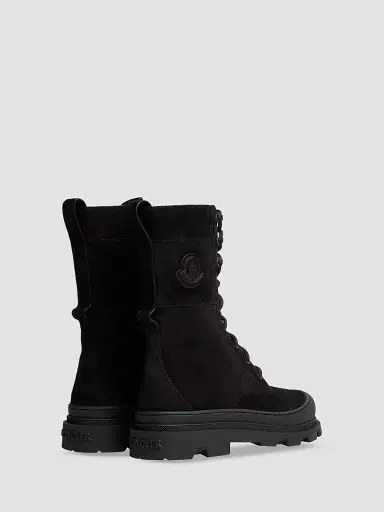 Moncler Women's Vera High Boots in Suede - Black - Size 11 | Thumbnail 3 Moncler Women's Vera High Boots in Suede - Black - Size 11 | Thumbnail 3