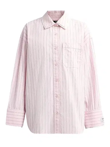 Ksubi Women's Higher Than Heaven Astra Striped Cotton Shirt - Pink - Size Medium | Thumbnail 1 Ksubi Women's Higher Than Heaven Astra Striped Cotton Shirt - Pink - Size Medium | Thumbnail 1