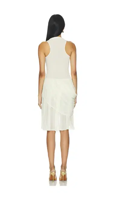 LOBA Maureen Draped Midi Dress | Thumbnail 3 LOBA Maureen Draped Midi Dress | Thumbnail 3