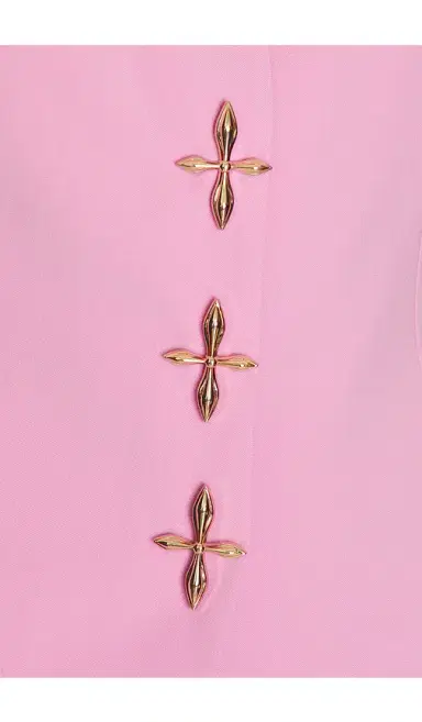 Nadine Merabi Zoe Pink Waistcoat | Thumbnail 5 Nadine Merabi Zoe Pink Waistcoat | Thumbnail 5